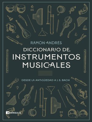 cover image of Diccionario de instrumentos musicales